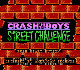Crash 'n' the Boys: Street Challenge screenshot 3 for NES